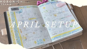 Daily Pages Change | April Setup | Hobonichi Cousin A5 | Cocoa Daisy Deco