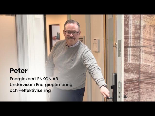 Hör Peter om framtiden för branschen och karriärmöjligheter som energispecialist.