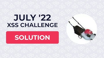 XSS through SQL injections?! Solution to July 