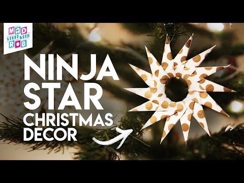 Easy to Make NINJA STAR | Christmas Ornament | In Hindi