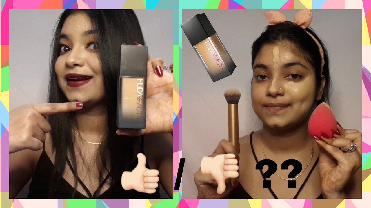 Huda Beauty Faux Filter Foundation | Huda Beauty Foundation | Foundation Review | Shreya's Lifestyle