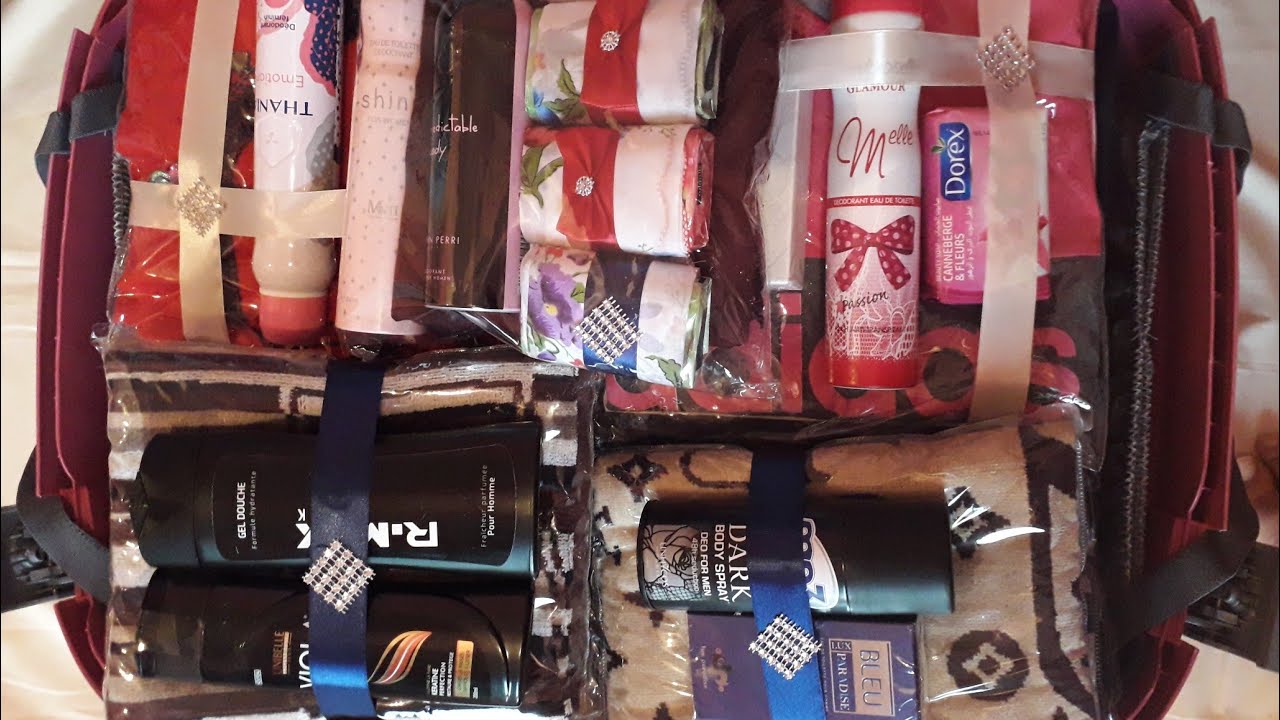 هدايا اهل الزوج مع بعض الأفكار لتزيين