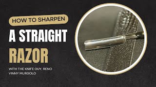 Learn to SHARPEN a STRAIGHT RAZOR 🪒