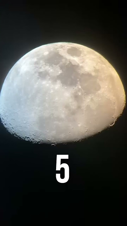 The Moon Through 10 Telescopes! #shorts