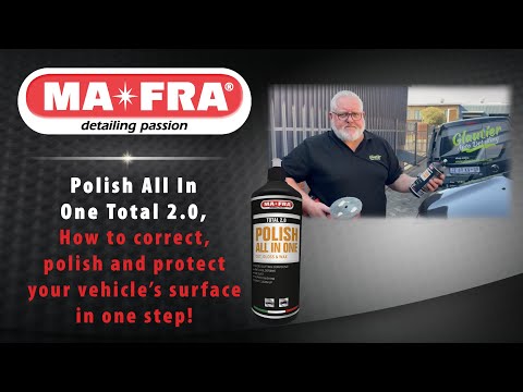MaFra Total 2.0 One Step & All In One однокрокова полірувальна паста з воском, видео 1