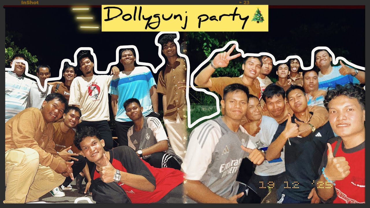 Hum Rasta Bhul Gaye De 😅😂 | Dollygunj party going port mout for Carol singing 🎶 