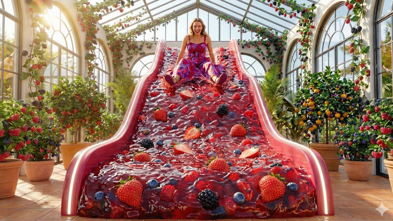 Which Dream Waterslide Would You Ride? 🧁🍓🧊 | Ultimate Oddly Satisfying AI ASMR