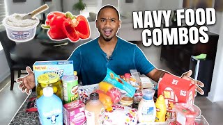 WEIRD FOOD COMBOS!! NAVY EDITION (pt 1) | Alonzo Lerone