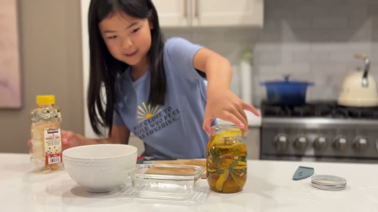 How to make Lemon Ginger Syrup 