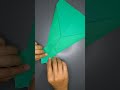 How to fold a good paper airplane