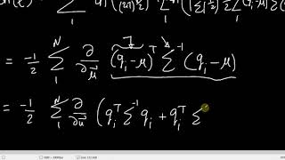 269- [ENG] ML Estimation of multivariable gaussian distribution   part1