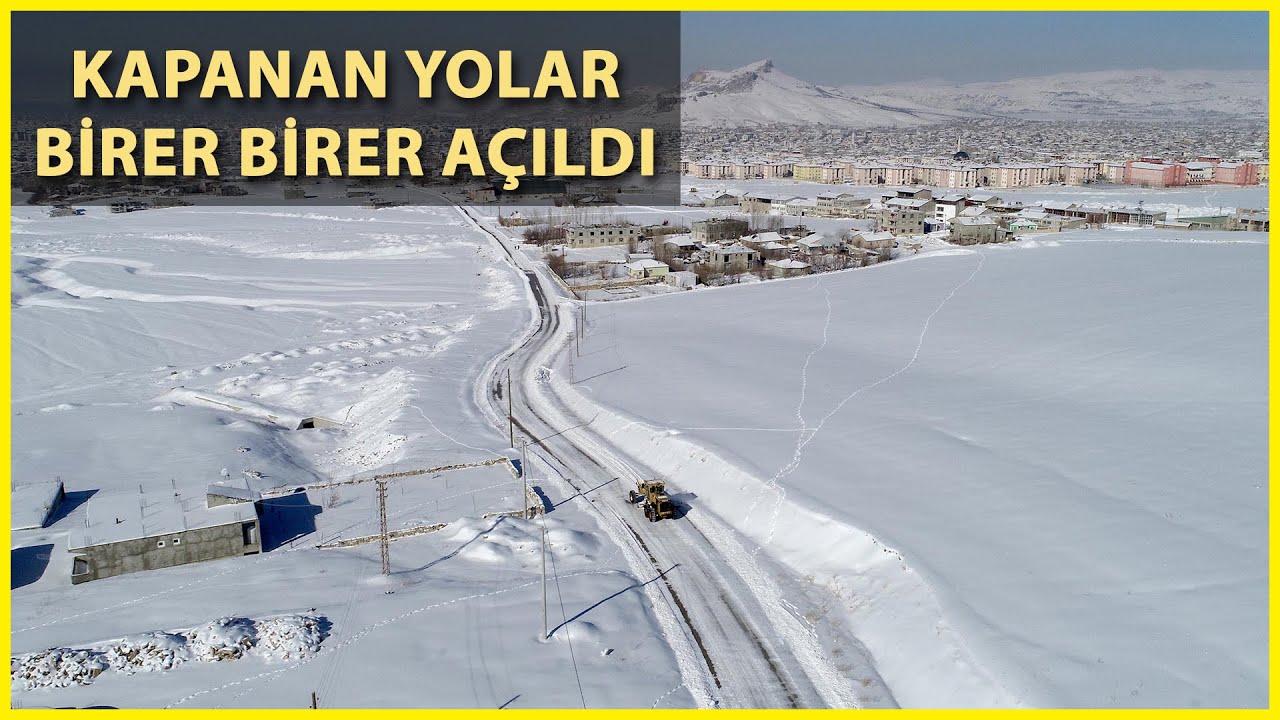 Van'da 180 Yerleşim Yerinin Yolu Açıldı