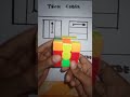 3 by 3 Rubik's cube trick #shortvideo