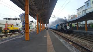 2020/10/31  田中車站   6655次蒸機CK124專車 大煙鳴笛通過