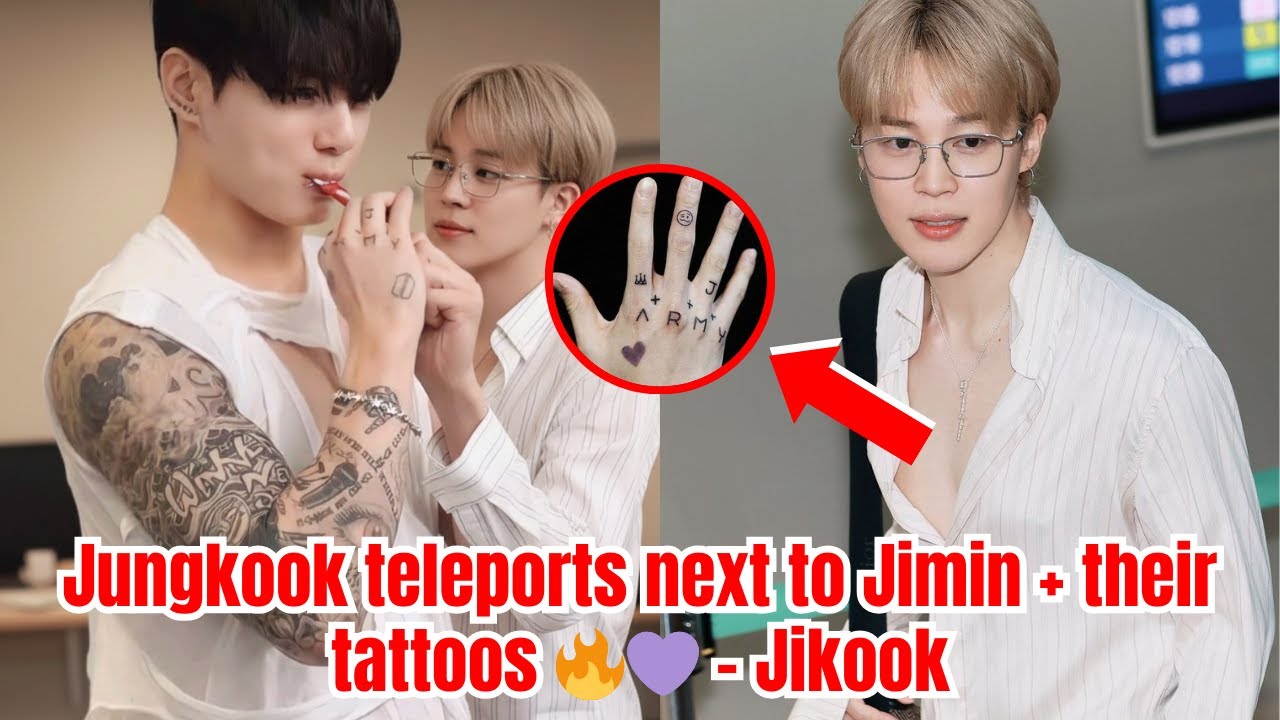 Чонгук телепортируется к Чимину + их татуировки 🔥💜 – Джикук