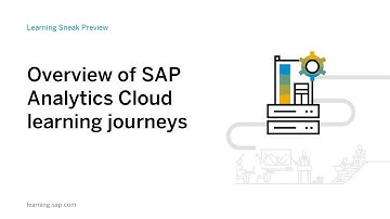 Learning Sneak Preview - Overview of SAP Analytics Cloud Learning Journeys