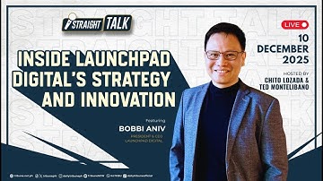 Straght Talk: Bobbi Aniv on Leading LaunchPad Digital | 10 December 2025 I Wednesday