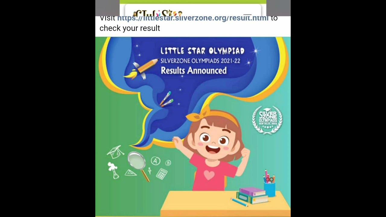 How to check Silver Zone Olympiad examination results Little star