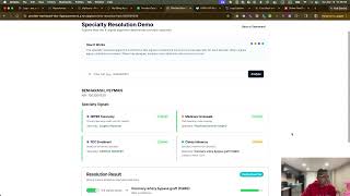 Building a 4-Signal Specialty Resolution Algorithm on Public CMS Data