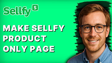 How to Make Sellfy Product Only Page [2025 Guide]