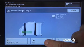 Xerox ColorQube Loading Media, QDoxs