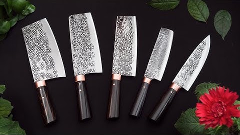 Bộ Dao THÉP NHÍP Cán Mun Đủ Chức Năng - Hàng Chuẩn Của HTX Dao Phúc Sen