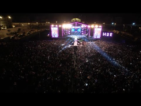 حفل تامر حسني في جامعة حورس مصر