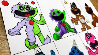 Drawing Monsters Garten of Banban X Smiling Critters | Poppy Playtime 4