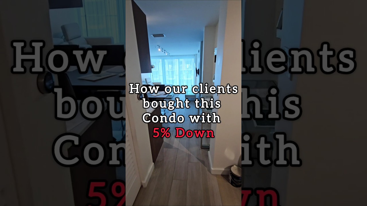 How our clients bought this Condo with 5% Down
