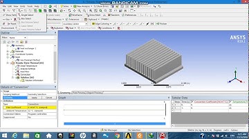 Rectangular fins heat transfer analysis through ansys(step by step tutorial 1-2)