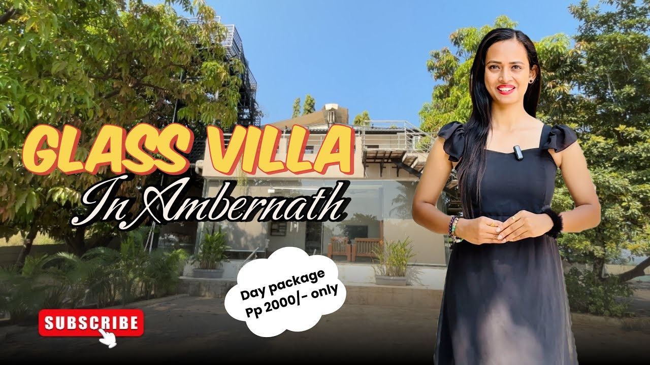 Luxury Hilltop Glass Villa in Ambernath | Room, Food, detail review 