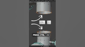 Instantly Merge Edge Loops in Blender #blender #3d #shorts #viralshorts