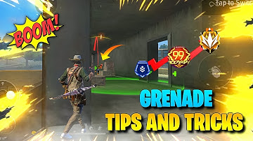 Top 5 Grenade tips and tricks 🤩 | Free Fire grenade character | WL JACKY grenade secret 🤫