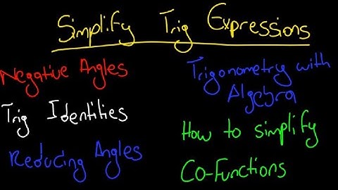 Simplifying Trigonometric Expressions Made Easy!