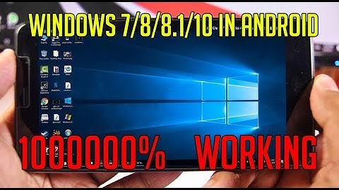 Install and RUN WINDOWS 10/8/7/XP/95 on ANDROID - NO ROOT 2017 (Step-by-Step Guide) - IZA Terminal