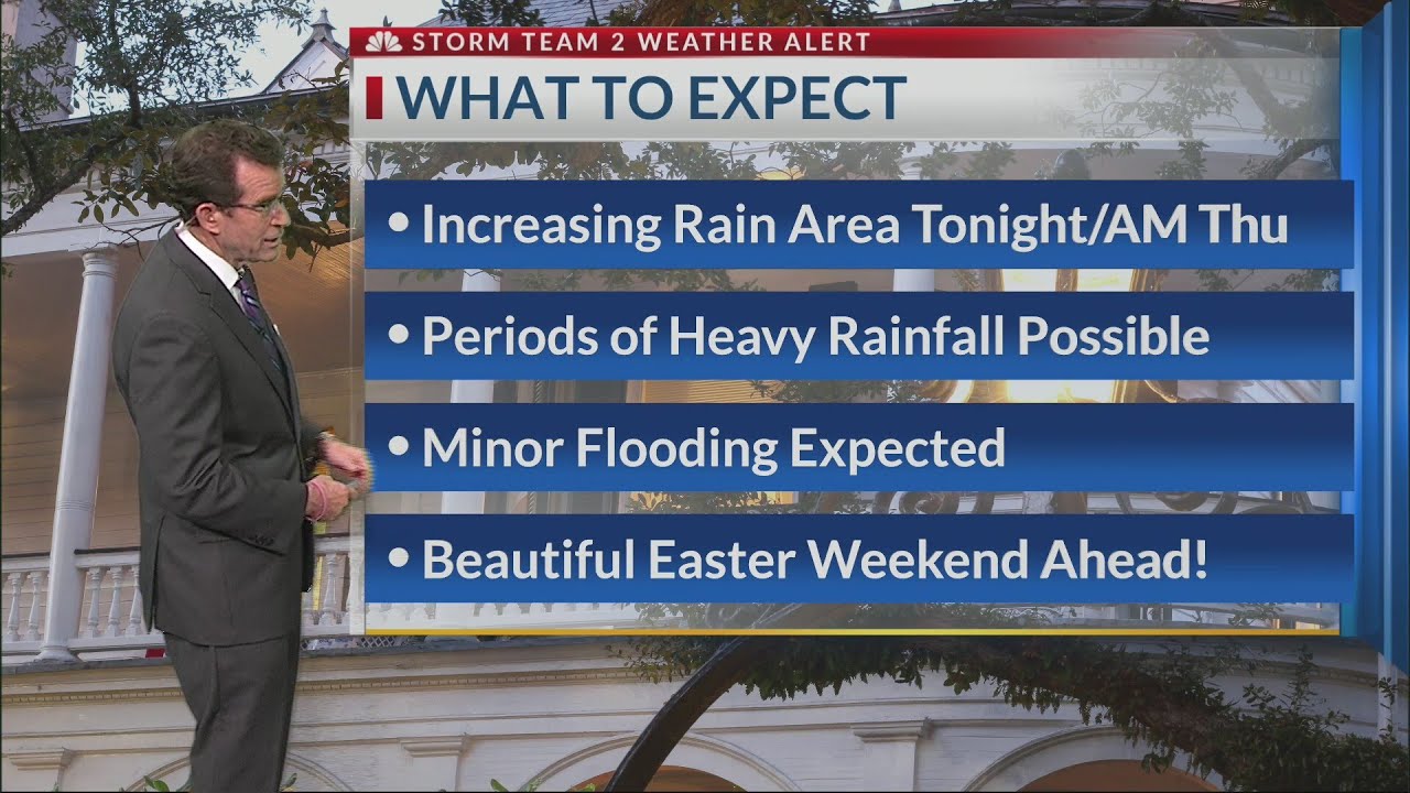 Storm Team 2 tracking heavy rain Wednesday into Thursday - YouTube