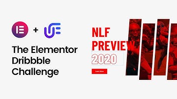 The Elementor Dribbble Challenge