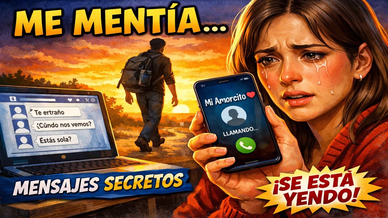 Descubre una infidelidad y él huye al norte