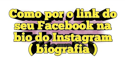 Como divulgar meu perfil do Instagram no Facebook?