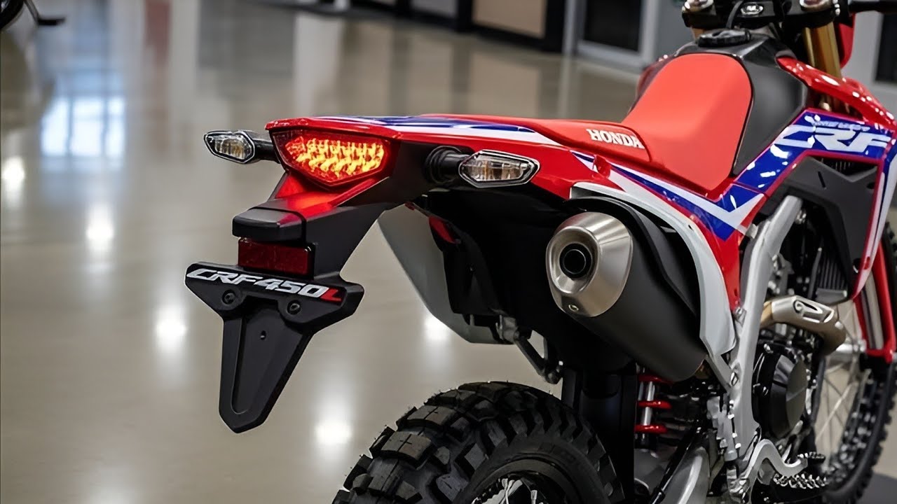 Обзор нового мотоцикла Honda CRF450L 2026 года – настоящий зверь для двойного назначения | Мощность!
