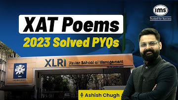 XAT Gedicht 2023 Oplossing | XAT Vragen van Vorig Jaar | XAT 2026 Voorbereiding | Ashish Chugh