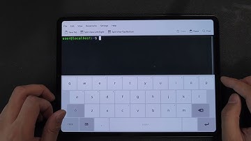 JingPad running VS Code and Terminal