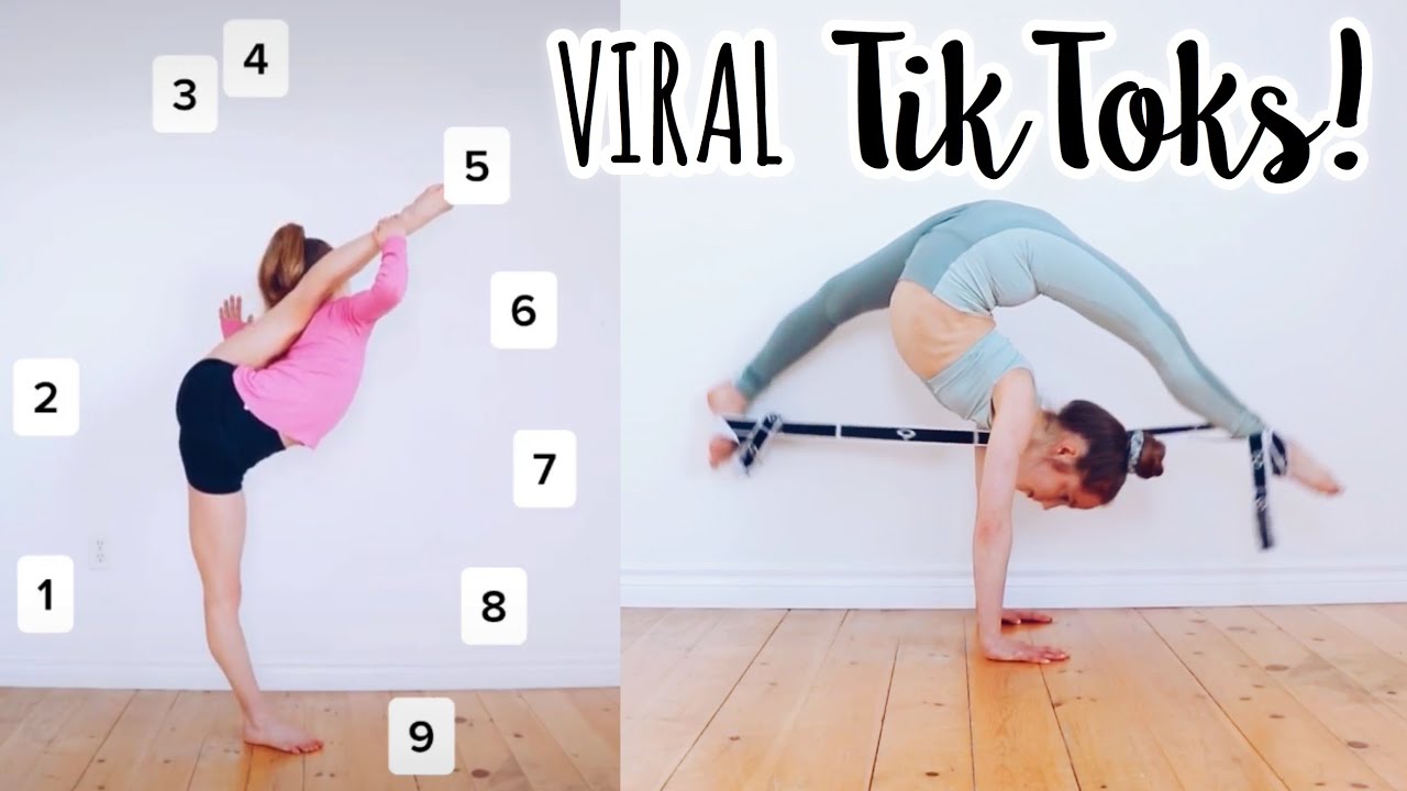 ⁣Attempting Viral Flexibility TikToks!