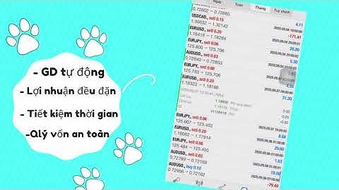 Giao dịch FOREX  hiệu quả cùng ROBOT TRADE