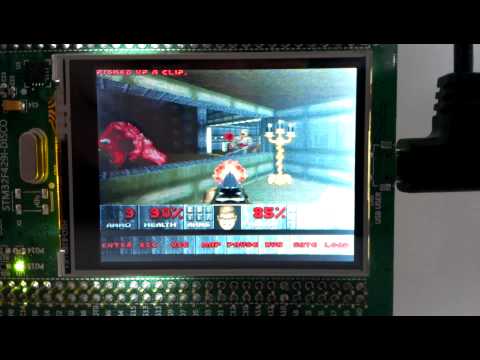 Doom on STM32F429 (STM32F429IDISCOVERY)