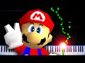 Slide (Rainbow Ride) (from Super Mario 64) - Piano Tutorial