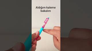 aldığım uçlu kaleme bakalım
