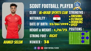 Ahmed Selem     Winger And Playmaker  Al Arabi U0026 Muaither  202019 Hd