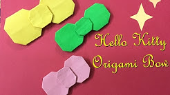 Hello Kitty Origami Bow Tutorial - Easy Craft - Durasi: 3.01. Hello Kitty Origami Bow Tutorial - Easy Craft - Durasi: 3.01.