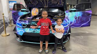 Logan goes to the Car Show! ​⁠#cars #carshow